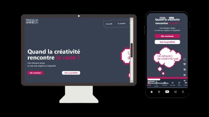 Aperçu du projet Portfolio