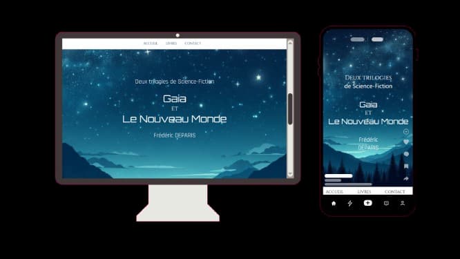 Aperçu du projet Frédéric Deparis – Auteur