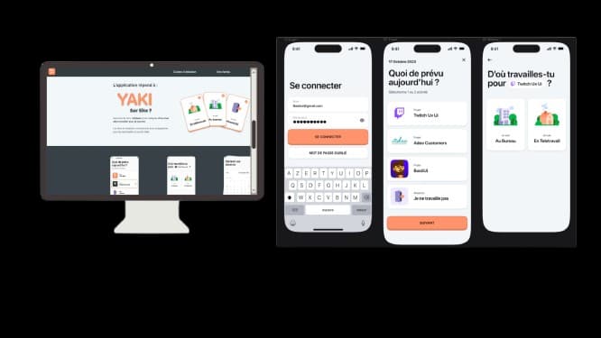 Aperçu du projet Yaki – Application Gestion Personnel